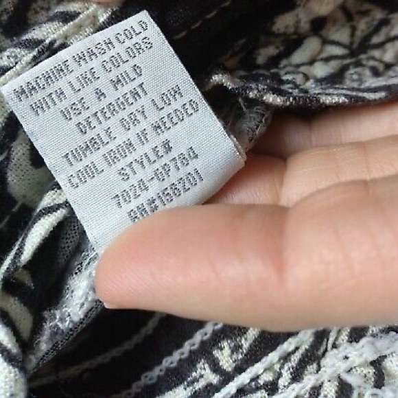 Cali 1850 Los Angeles linen beach drawstring pants size XS - Picture 9 of 9